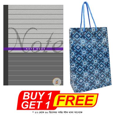 Daily Note Book (Size -9.85) with One pcs Gift Bag Big free image