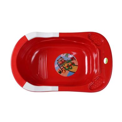 Daina Baby Bath Tub Red White image
