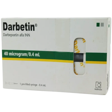 Darbetin 40mcg Per 0.4ml SC Injection 40mcg Pre Filled Syringe image