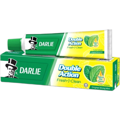 Darlie Double Action Fresh plus Clean Toothpaste 150g 25g image