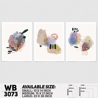 Ddecorator Modern Abstract Artwork Wall Decor image