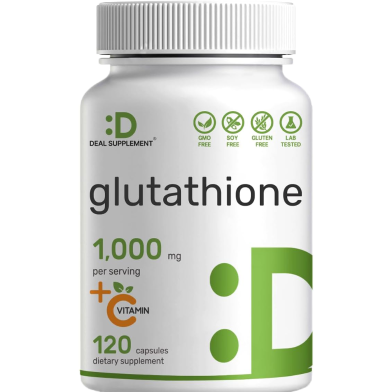 Deal Supplement Glutathione 1000 mg 120 Capsules -433718394 image