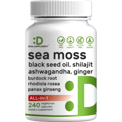 Deal Supplement Sea Moss Capsules 240Pcs image