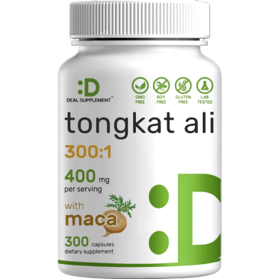 Deal Supplement Tongkat Ali 400MG 300 Capsules - X003SLDGKP image