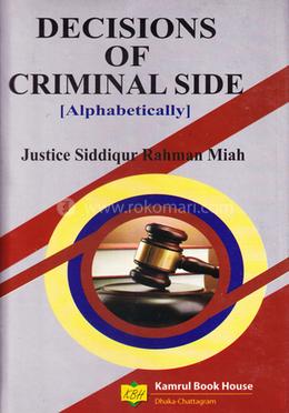 Decisions of Criminal Side
