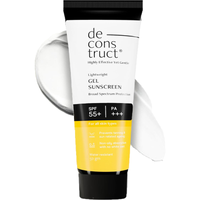Deconstruct Lightweight Sunscreen Gel SPF 55 Plus PA Plus Plus Plus 50 gm -496316181 image
