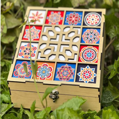 Decorative Box- 4 compartment image