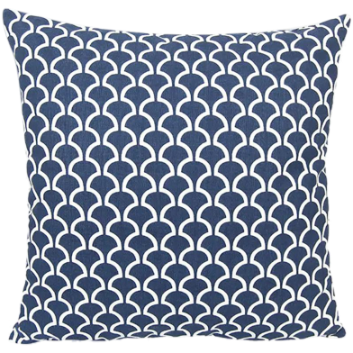 Decorative Cushion Cover, Navy Blue 12x12 Inch image