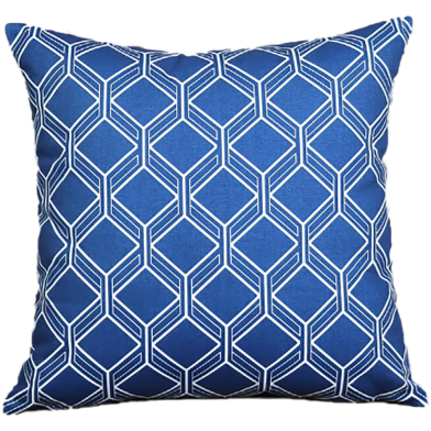 Decorative Cushion Cover, Navy Blue 16x16 Inch image