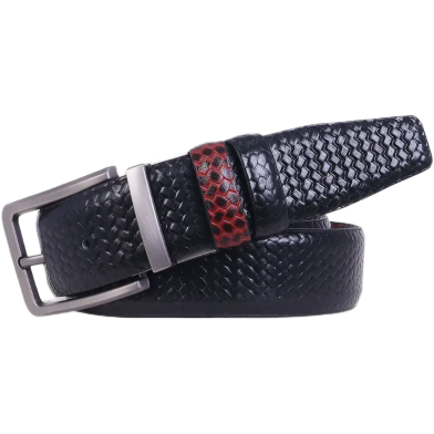 Deen Reversible Leather Belt with Moving Buckle image