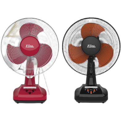 Defender EM-KN2912 12 Inch Rechargeable Table Fan with LED Light and USB Output – 3 Speed Portable AC/DC Fan with 6V 4.5Ah Battery image