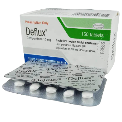 Deflux 10 mg Tablet 15's Strip image