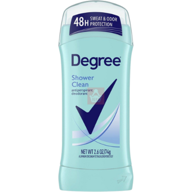 Degree Shower Clean Antiperspirant Deodorant 5 X 74 gm image