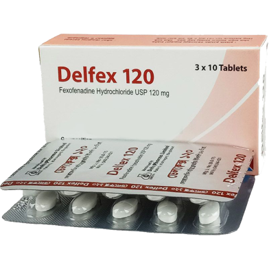 Delfex 120 mg 10's Strip Tablet image