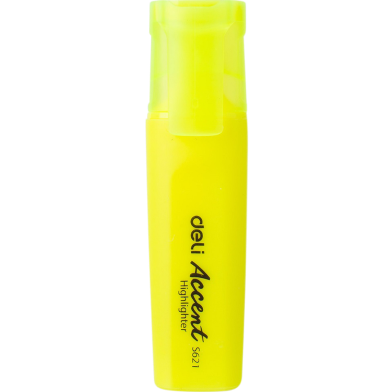 Deli Accent Highlighter Yellow 1Pcs image