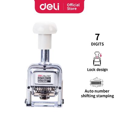 Deli Auto Numbering Machine 7 Digits image