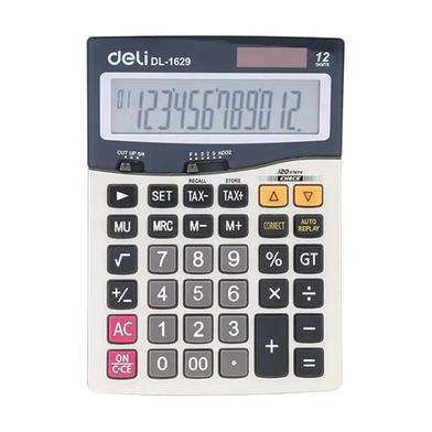 Deli Calculator 12 Digit-Dark Gray image