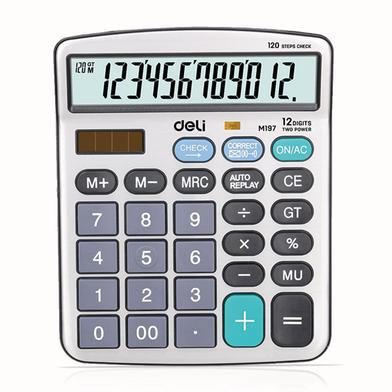 Deli Calculator Metal-12 Digits image