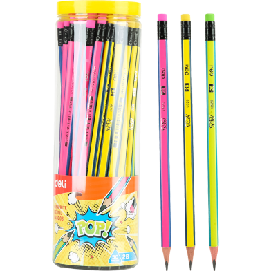 Deli Graphite Pencil 2B 50 Pcs image