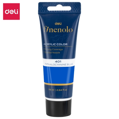 Deli Finenolo Acrylic Color 75ml Phthalocyanine Blue image