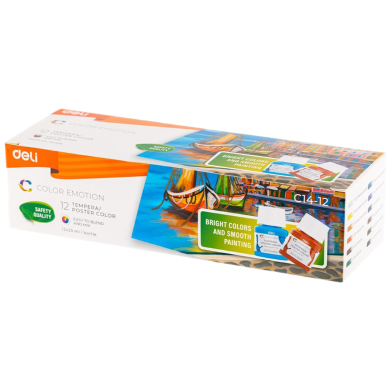 Deli Gouache Poster Color 12 shade image