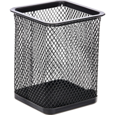 Deli Mesh Pen Holder (E9174) – Square Desk Organizer for Office, School image