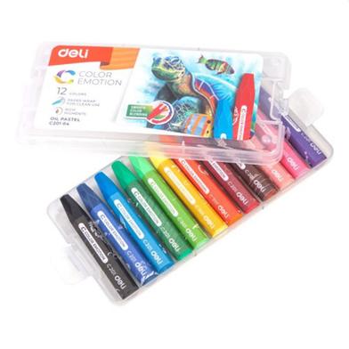 Deli Oil Pastel 12 Colors - EC20104 Slide 2