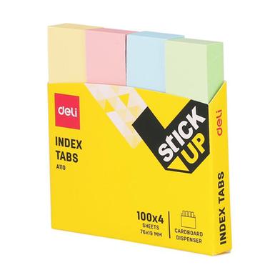 Deli Paper Index Tabs 76/19mm image