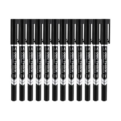 Deli Permanent Marker 12 Pcs image