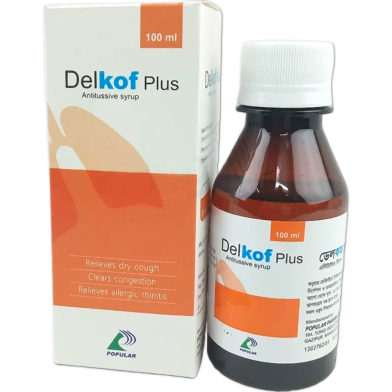 Delkof Plus 100 ml Syrup 100 ml Bottle image