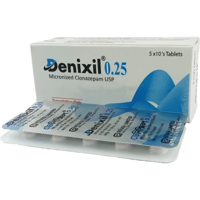 Denixil 0.25 Tablet 10's Strip image