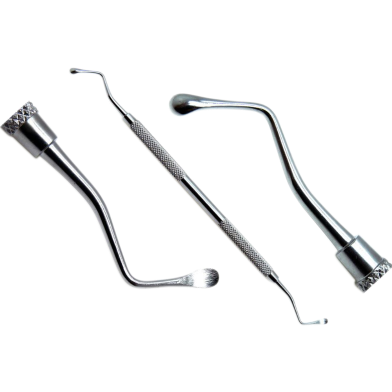 Dental Lucas Surgical Bone Curette 88 Double Ended Spoons 4mm Stainless Steel Instruments image