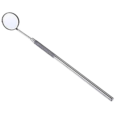 Dental Mouth Mirror With Handle Made Of Stainless Steel image
