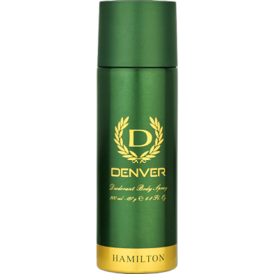 Denver Hamilton Deodorant Body Spray Long Lasting Men 50ml image