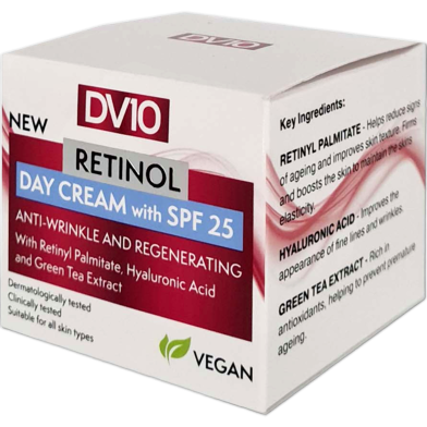 Derma V10 Retinol Day Cream Spf 25 50ml image