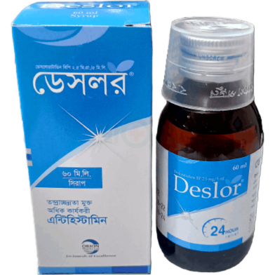 Deslor 60 Ml Syrup 60 Ml Bottle image