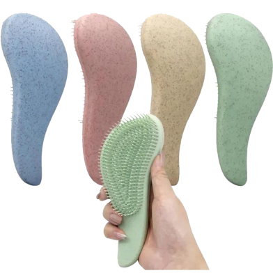 Detangling Hair Brush Shampoo Massage Brush, Scalp Care Brush With Soft Silicone Bristles Scalp Massager for Hair care -311755337 image