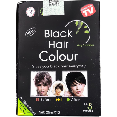 Dexe Black Hair Shampoo 25 ml - 10 Pcs image