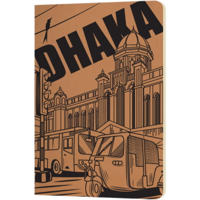 Dhaka ( Line ) Craft Cover Notebook image