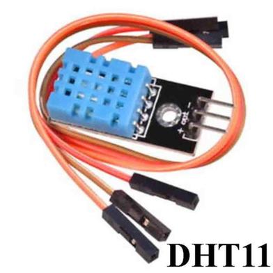 Dht11 Dht-11 Dc 3.3 Volt-5 Volt 3 Pin Temperature And Relative Humidity Sensor Module With Matching Doupont Cable Digital Temperature Humidity Sensor Module For Arduino Raspberry Pi Electronics Circuitry And Parts image