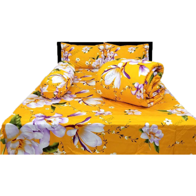 Diamond Touch Premium Twill Cotton Comforter Set 5 Pcs image