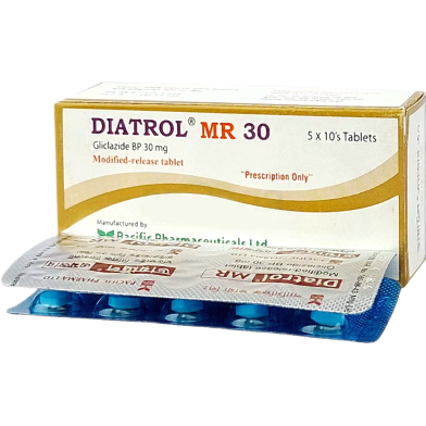 Diatrol Mr 30 mg Tablet 10's Strip image