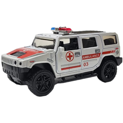 Die Cast Metal Toy Ambulance image