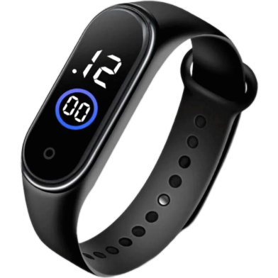 Digital Adjustable Silicone Strap Waterproof Sports Wrist Electronic Smart Watch For Kids image