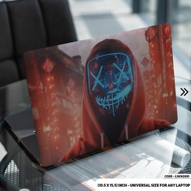 Digital Character Neon Illustration Laptop Sticker - (LSKN2891 ...