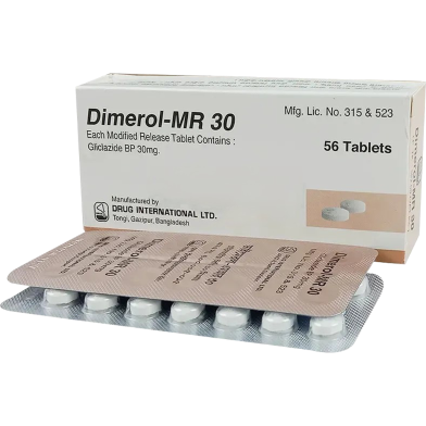 Dimerol-MR 30 mg Tablet 14's Strip image