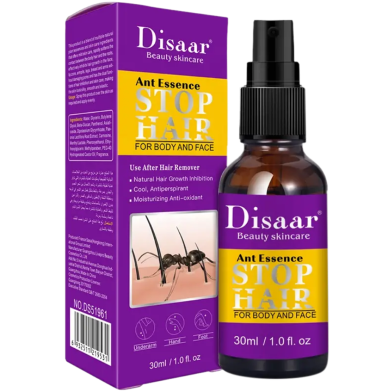 Disaar Beauty Skincare Ant Essence Stop Hair Spray For Body And Face 30 Ml image