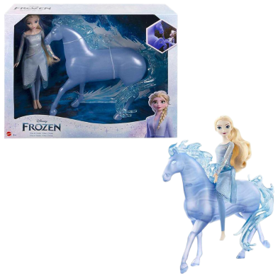 Disney Frozen HLW58 Elsa Fashion Doll And Horse image