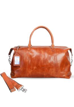 Distressed Leather Duffel Bag SB-TB301 image