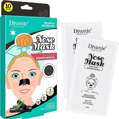 Disunie Deep Cleansing Bamboo Charcoal Black head Nose Pore 10 Pcs image